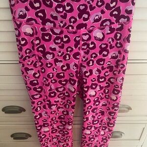 Lilly Pulitzer Pink and Purple Patterned Leggings